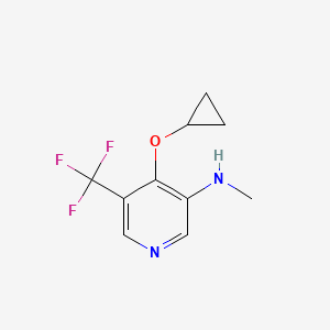 4-Cyclopropoxy-N-methyl-5-(trifluoromethyl)pyridin-3-amine