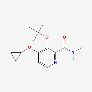 3-Tert-butoxy-4-cyclopropoxy-N-methylpicolinamide