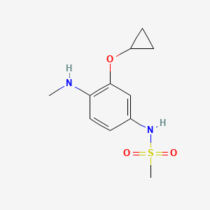 N-(3-Cyclopropoxy-4-(methylamino)phenyl)methanesulfonamide