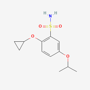 2-Cyclopropoxy-5-isopropoxybenzenesulfonamide