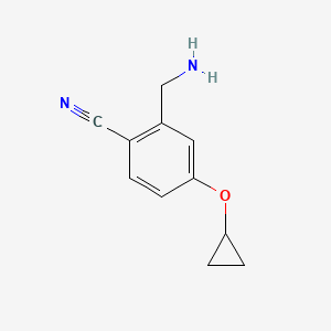 2-(Aminomethyl)-4-cyclopropoxybenzonitrile