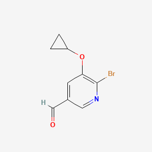 6-Bromo-5-cyclopropoxynicotinaldehyde