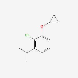 2-Chloro-1-cyclopropoxy-3-isopropylbenzene