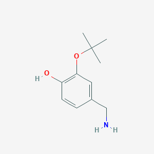 4-(Aminomethyl)-2-(tert-butoxy)phenol