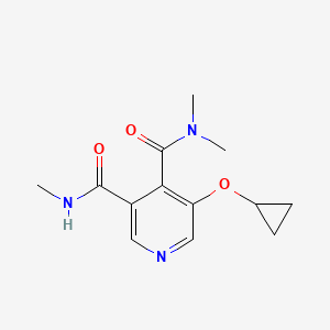 5-Cyclopropoxy-N3,N4,N4-trimethylpyridine-3,4-dicarboxamide