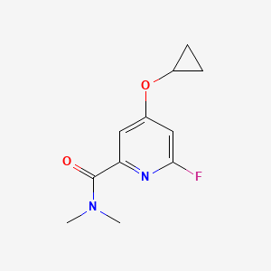 4-Cyclopropoxy-6-fluoro-N,N-dimethylpicolinamide