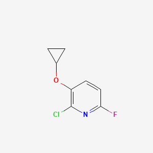 2-Chloro-3-cyclopropoxy-6-fluoropyridine