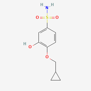 4-(Cyclopropylmethoxy)-3-hydroxybenzenesulfonamide