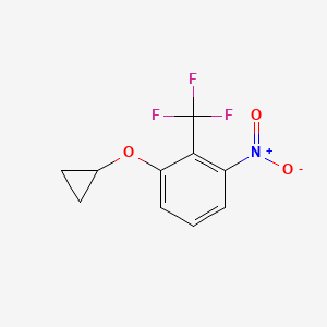 1-Cyclopropoxy-3-nitro-2-(trifluoromethyl)benzene