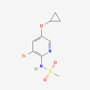 N-(3-Bromo-5-cyclopropoxypyridin-2-YL)methanesulfonamide