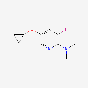 5-Cyclopropoxy-3-fluoro-N,N-dimethylpyridin-2-amine