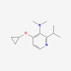 4-Cyclopropoxy-2-isopropyl-N,N-dimethylpyridin-3-amine