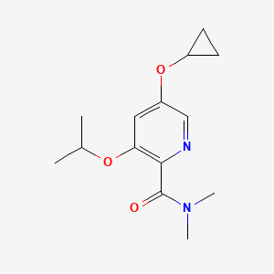 5-Cyclopropoxy-3-isopropoxy-N,N-dimethylpicolinamide