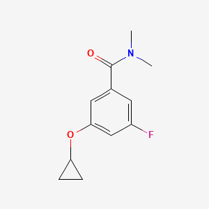 3-Cyclopropoxy-5-fluoro-N,N-dimethylbenzamide