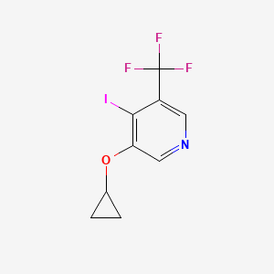 3-Cyclopropoxy-4-iodo-5-(trifluoromethyl)pyridine