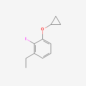 1-Cyclopropoxy-3-ethyl-2-iodobenzene