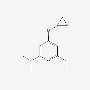 1-Cyclopropoxy-3-ethyl-5-isopropylbenzene