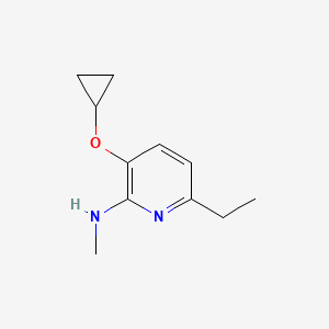 3-Cyclopropoxy-6-ethyl-N-methylpyridin-2-amine