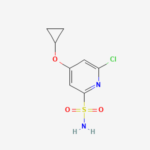 6-Chloro-4-cyclopropoxypyridine-2-sulfonamide