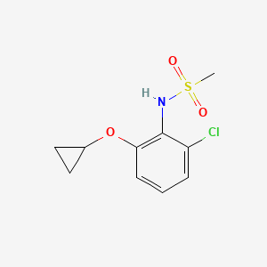 N-(2-Chloro-6-cyclopropoxyphenyl)methanesulfonamide