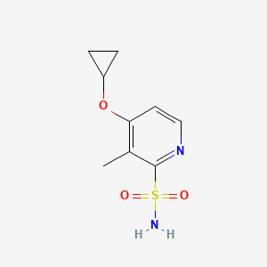 4-Cyclopropoxy-3-methylpyridine-2-sulfonamide