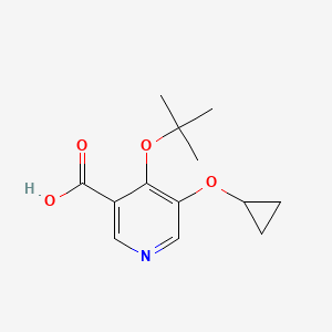 4-Tert-butoxy-5-cyclopropoxynicotinic acid