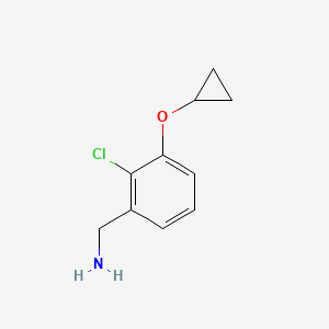 (2-Chloro-3-cyclopropoxyphenyl)methanamine