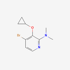 4-Bromo-3-cyclopropoxy-N,N-dimethylpyridin-2-amine