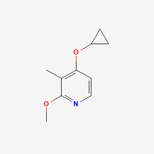 4-Cyclopropoxy-2-methoxy-3-methylpyridine