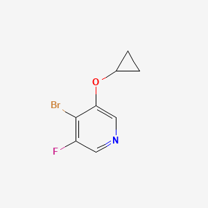 4-Bromo-3-cyclopropoxy-5-fluoropyridine