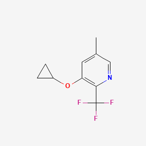 3-Cyclopropoxy-5-methyl-2-(trifluoromethyl)pyridine