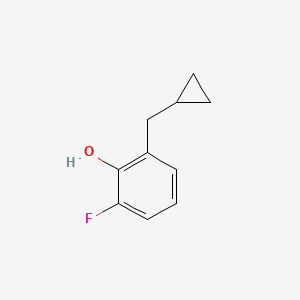 2-(Cyclopropylmethyl)-6-fluorophenol