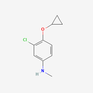 3-Chloro-4-cyclopropoxy-N-methylaniline