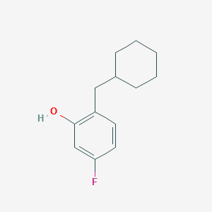 2-(Cyclohexylmethyl)-5-fluorophenol