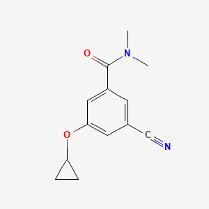 3-Cyano-5-cyclopropoxy-N,N-dimethylbenzamide