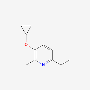 3-Cyclopropoxy-6-ethyl-2-methylpyridine