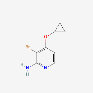 3-Bromo-4-cyclopropoxypyridin-2-amine