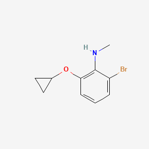 2-Bromo-6-cyclopropoxy-N-methylaniline