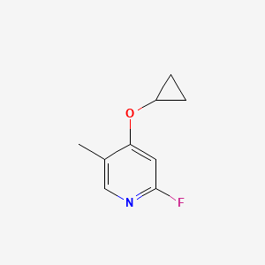 4-Cyclopropoxy-2-fluoro-5-methylpyridine