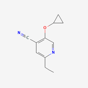 5-Cyclopropoxy-2-ethylisonicotinonitrile