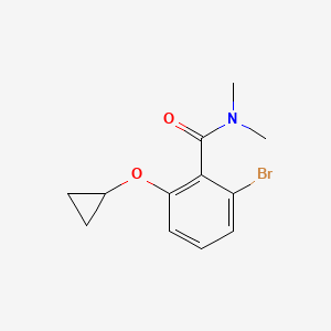 2-Bromo-6-cyclopropoxy-N,N-dimethylbenzamide