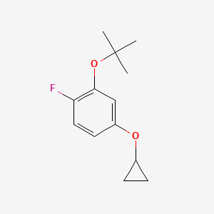 2-Tert-butoxy-4-cyclopropoxy-1-fluorobenzene