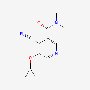 4-Cyano-5-cyclopropoxy-N,N-dimethylnicotinamide