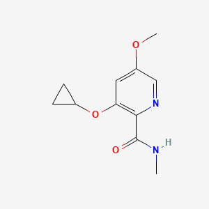 3-Cyclopropoxy-5-methoxy-N-methylpicolinamide