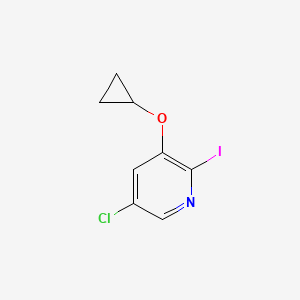 5-Chloro-3-cyclopropoxy-2-iodopyridine