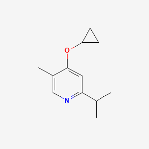 4-Cyclopropoxy-2-isopropyl-5-methylpyridine