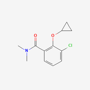 3-Chloro-2-cyclopropoxy-N,N-dimethylbenzamide