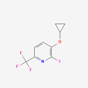 3-Cyclopropoxy-2-iodo-6-(trifluoromethyl)pyridine