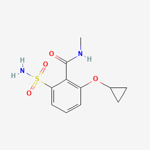 2-Cyclopropoxy-N-methyl-6-sulfamoylbenzamide