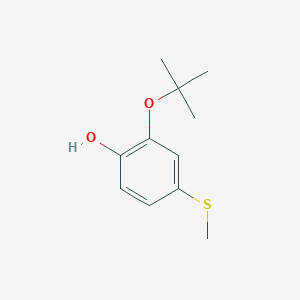 2-(Tert-butoxy)-4-(methylsulfanyl)phenol